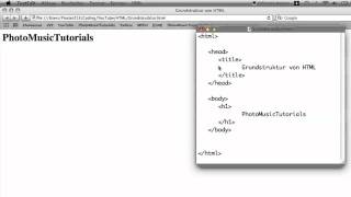 Html Grundstruktur - Anfrage