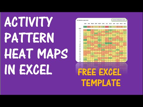 Activity Pattern Heat Maps - Excel Template - v1