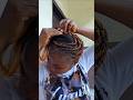 Ghana weaving hairstyle on myself part 3 #diy #diyhairstyle #hairstyle #beauty #hair