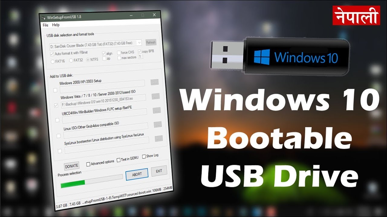 how to make a usb drive bootable windows 8