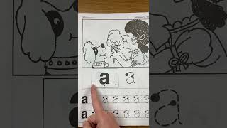 Reading Mastery K lesson 1 workbook
