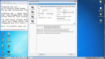 KONEKIN SSH SEDERHANA  inject, bitvise , proxifier