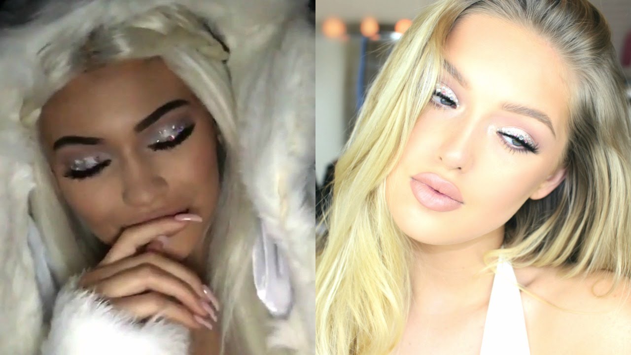 NYE Kylie Jenner Crystal Eyes Makeup Tutorial YouTube