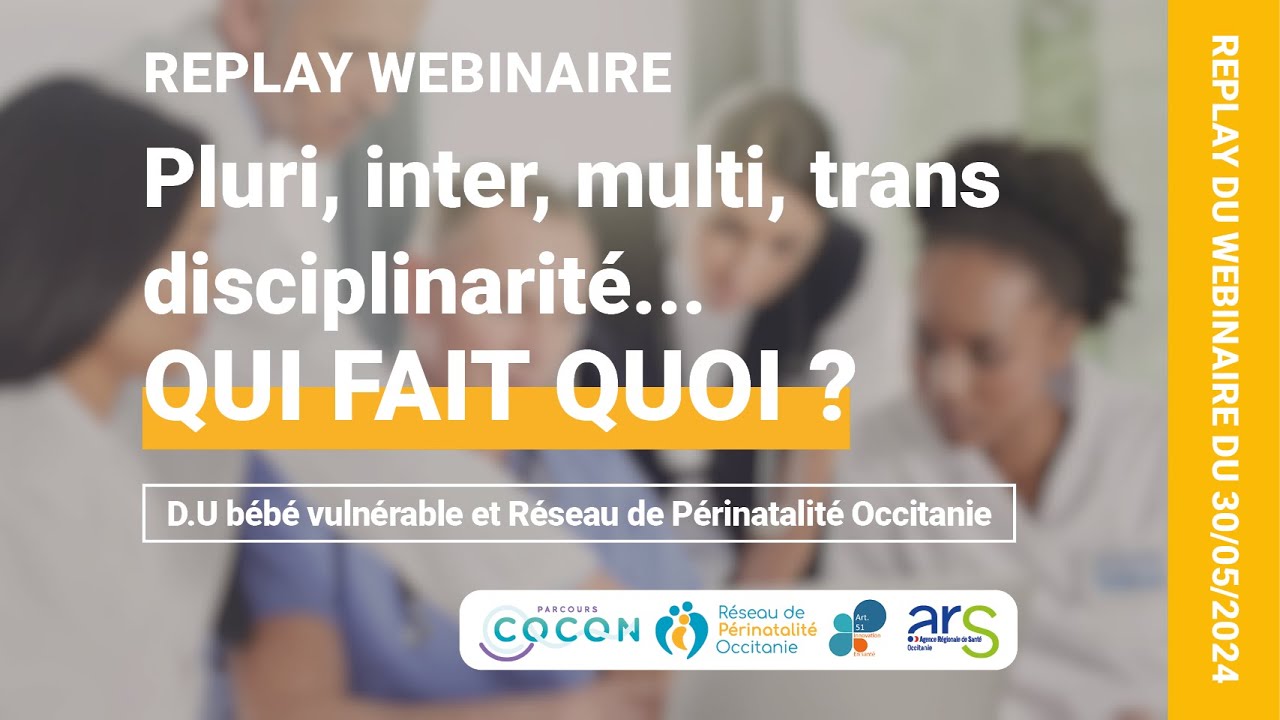 Webinaire - Pluri, inter, multi, trans disciplinarité... Qui fait quoi ?