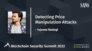 Detecting Price Manipulation Attacks