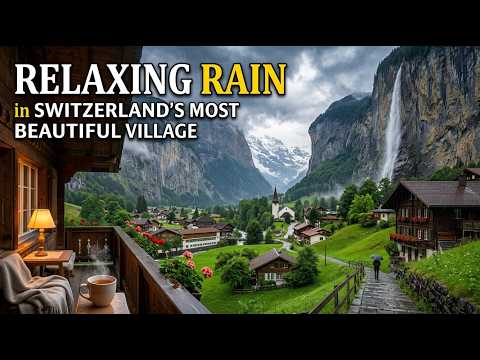 Relaxing Rain Ambience in Switzerland’s Most Beautiful Village