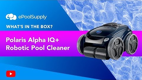 Polaris Alpha iQ+ Robotic Pool Cleaner  - What