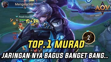 TOP.1 MURAD | TEAM MANTAP PLUS JARINGAN MANTAP LENGKAP SUDAH🤣 | AoV | 傳說對決 | RoV | Liên Quân Mobile