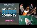 Wills downwind sup foil journey  diary  3  a new board more runs and the smackdown