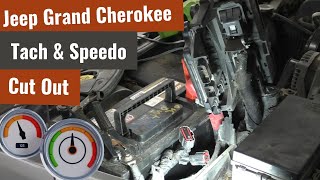 '09 Jeep Grand Cherokee  Tach & Speedometer Cut Out