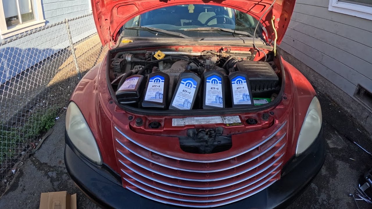 CAMBIO DE ACEITE DE LA TRANSMISIÓN PT CRUISER TOURING TURBO 2004