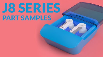 Stratasys J8 Series PolyJet 3D Printed Part Examples