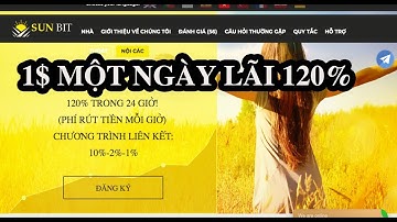 sun-bit Min 1$ Lãi 120% Run 0 day | Cập nhật rút tiền Min 1$ 26.6.2019