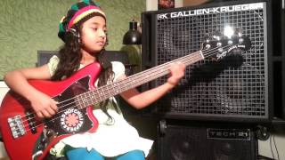 8 Years old playing "Is This Love" - Bob Marley Bass Cover chords