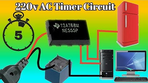 220v AC Timer Circuit/AC Delay Circuit/High Voltage Protection & Voltage Stabilizer.
