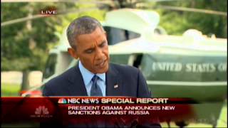 NBC News Special Report - Obama Statement on Ukraine/Russia 7/29/2014