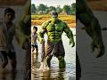 Jab Gaon mein aaya King Kong, toh Hulk ne sikhaya sabak! 😂💪 #HalkuDada #FunnyFight #DesiHulk