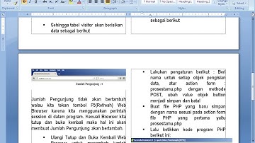 Hit Counter dan Buku Tamu PHP
