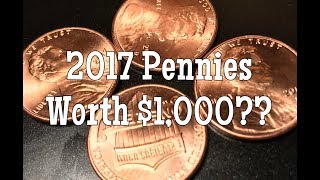 Are the New 2017 Lincoln Cents Really Selling for $1,000?  What Should You Look For?