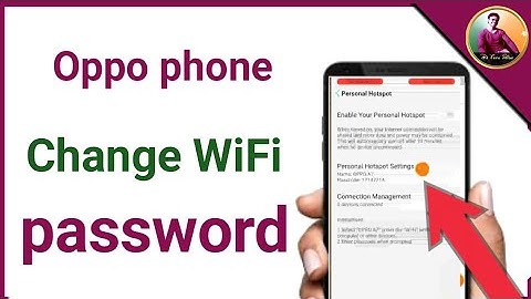 How to change Wi-Fi Hotspot password Oppo A9 2020 and all Android phone