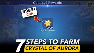 7 BEST METHOD To Farm Your CRYSTAL Of AURORA For: MAGIC WHEEL| GRAND COLLECTION & ZODIAC SUMMON