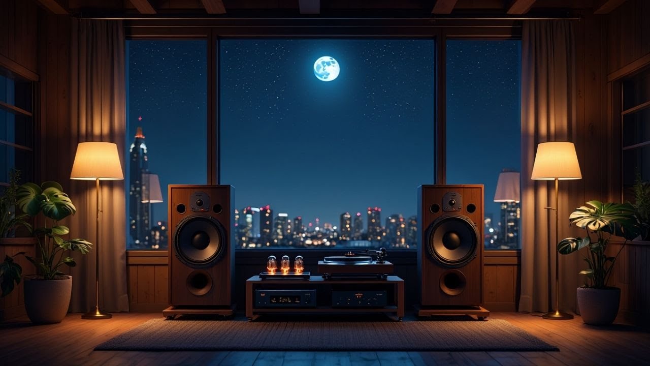 [Window View] Lofi Music with Night Vibes 𝙎𝙩𝙖𝙧𝙧𝙮 𝙉𝙞𝙜𝙝𝙩 𝙇𝙤𝙛𝙞 / 𝘾𝙖𝙡𝙢 ...