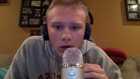 My First ASMR Video (Blue Yeti Mic, Tapping, Water Sounds)