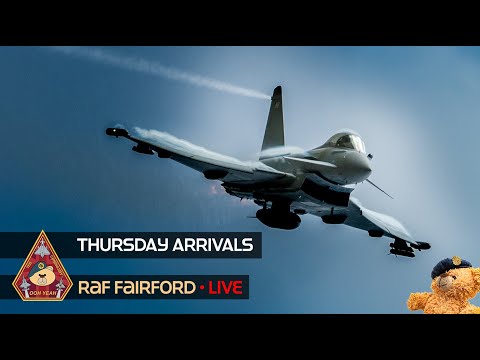 LIVE ROYAL INTERNATIONAL AIR TATTOO 2025 THURSDAY ARRIVALS • RAF FAIRFORD 17.07.25