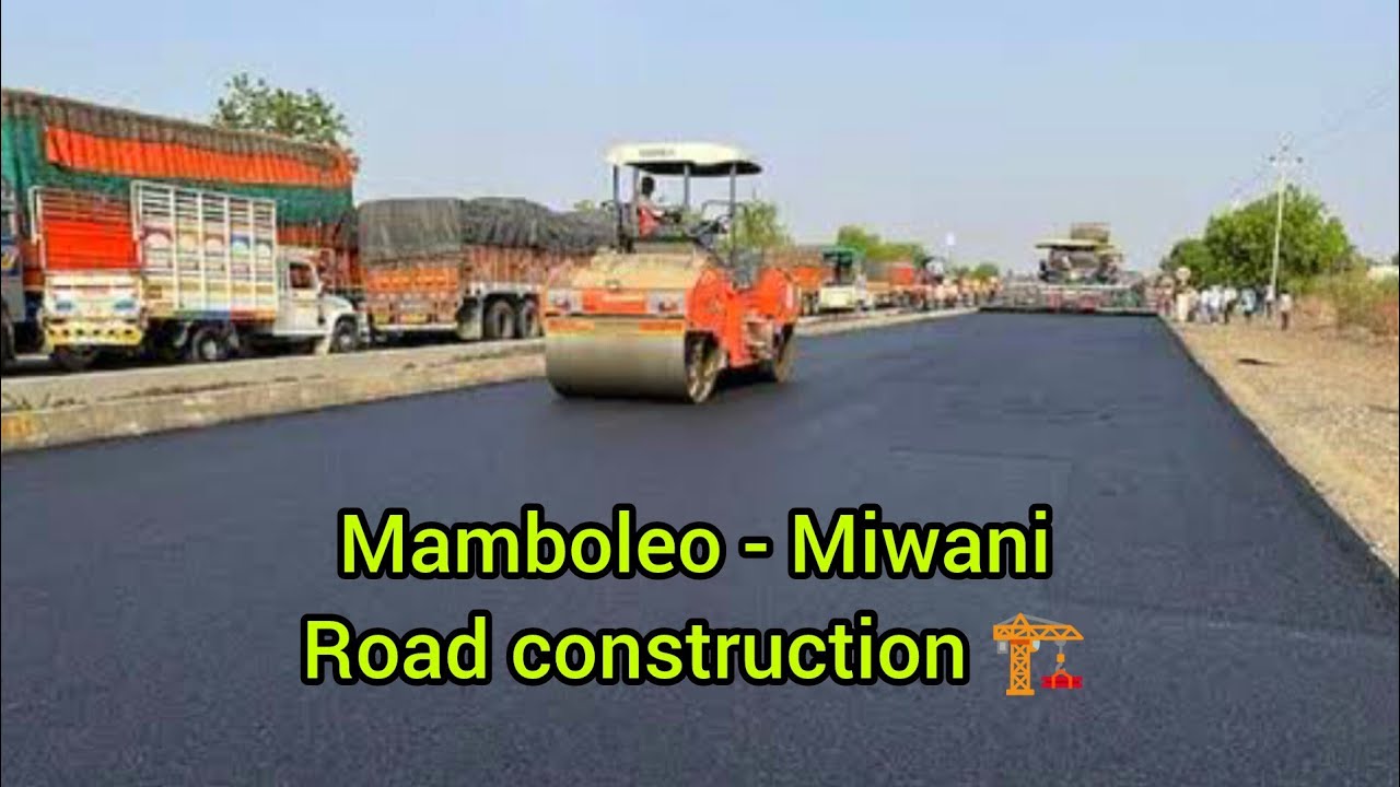 Finally, Mamboleo - Miwani road construction. Kisumu City, Kenya. 
