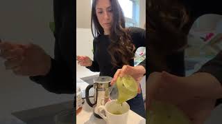 Creamy coconut milk matcha latte ?matchalatte organika collagenpeptides proteinboost