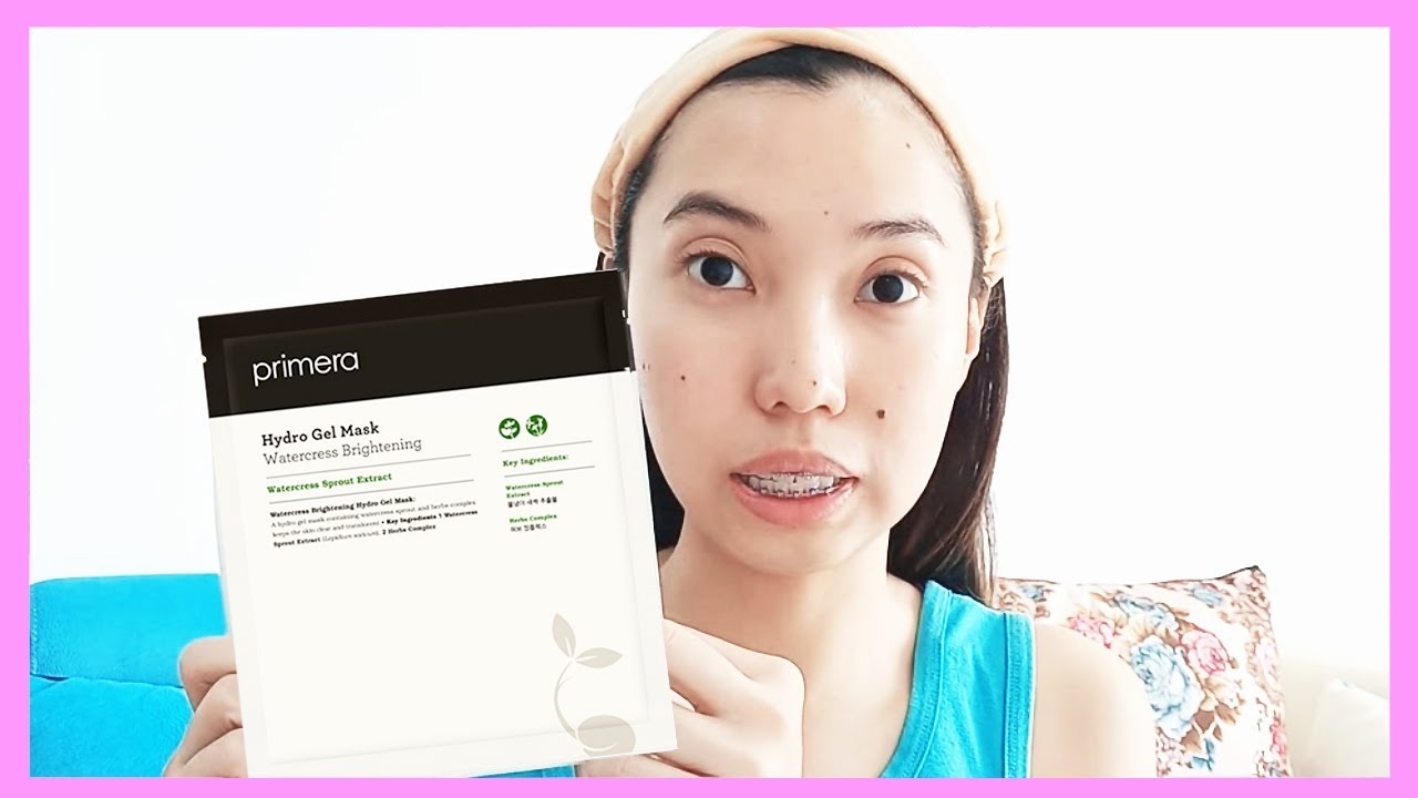 Primera Hydro Gel Mask Watercress Brightening Review Superskinbaby