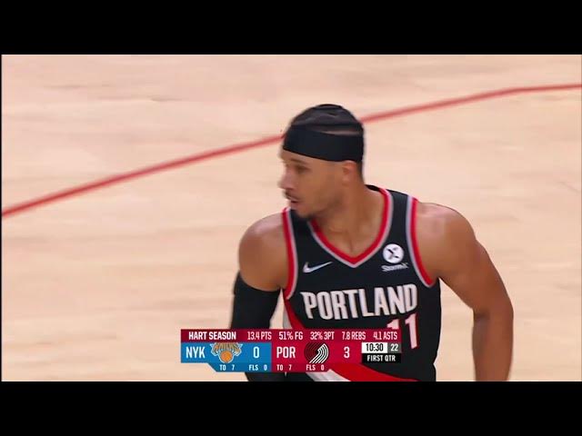 Josh Hart Needs to Shoot Open Threes - Blazer's Edge