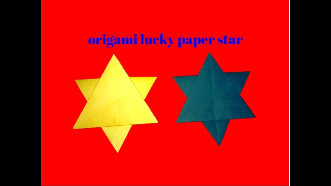 origami lucky paper star | How to make lucky paper stars | arts and ...