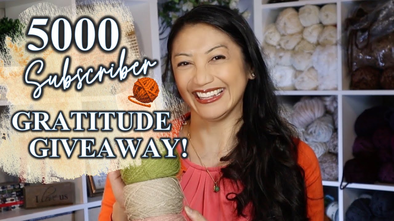 YARN HAUL GIVEAWAY 5000 SUBSCRIBER PARTY | KNIT & CROCHET SUPPLIES For Crochet Business 🧶 & Crafters