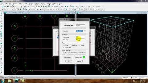 4 slab properties define ETABS