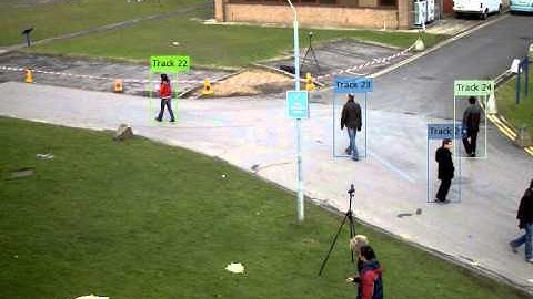 Multi target tracking on PETS dataset