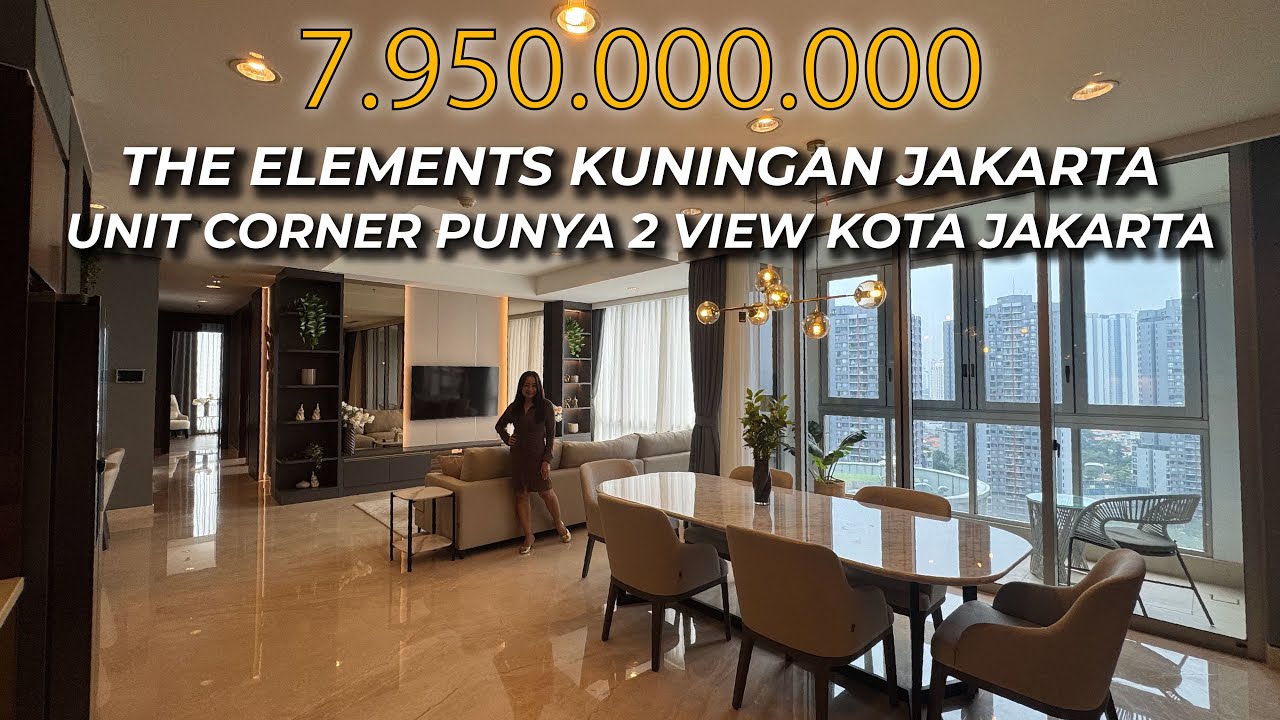 Apartemen The Elements Kuningan | Layout Cantik & 2 View Kota Jakarta