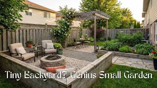 Tiny Backyard Try These! 🌱 | Genius Small Garden Landscaping Ideas for Outdoor Living