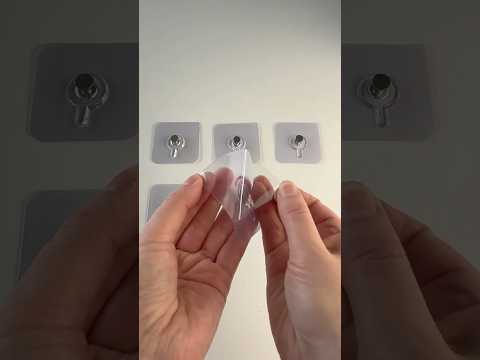 5 шт. Універсальний самоклеючий гачок для кріплення картин, фоторамок і годинників, прозора основа, видео 1