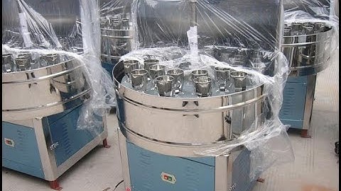 Máy rửa chai 24 vòi,máy rửa chai bán tựđộng,semi auto bottle washing machine CP