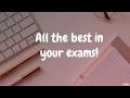 #exam Exam Wishes l Best of Luck...