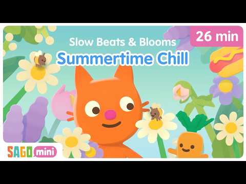 Slow Beats & Blooms: Harbor Bay Playlist | Jinja's Garden | Music for Kids