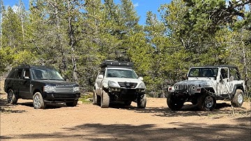 First Shakedown For Our $12k Adventure SUVs! Lexus GX, Range Rover L322, & Jeep Wrangler LJ