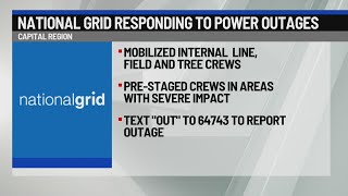 National Grid responding to power outages