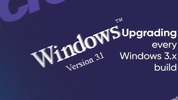 Upgrading every Windows 3.x build (3.0 b14 - Windows for Workgroups 3.11) - Windows 3 Beta Timelapse
