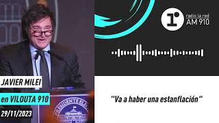 Thumbnail for Javier Milei: "Va a haber una estanflación"