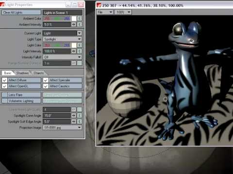 gobot Gobo Tutorial in NewTek's LightWave 3D