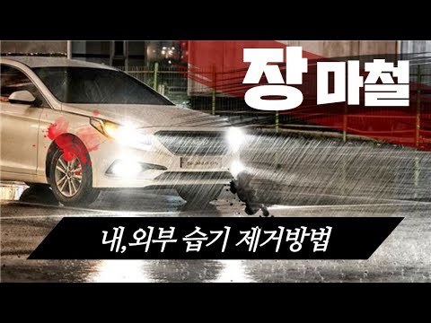 [초보운전탈출] ♥ 비오는 여름 장마철 차량 내,외부 습기 제거 간단 방법 / 미남의운전교실