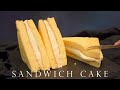 做蛋糕卷失敗了嗎？做這個簡單版的，奶油三明治蛋糕 ┃Japanese Sandwich Cake