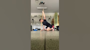 Collapsed Kneeling Shoulder External Rotation Stretch with Dowel